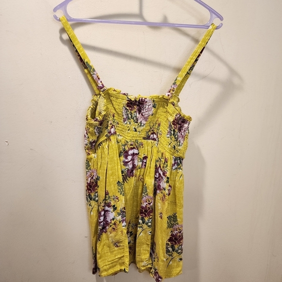 TORRID Plus Size Floral Babydoll Cami Elastic Strappy Top size 1 - Picture 10 of 14